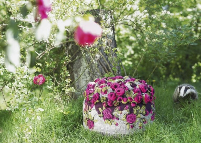 Idéer-terrass design-handvävda sittdynor-Myk