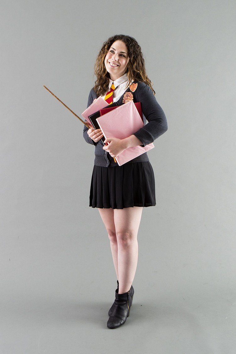 barndomshjältar kostymböcker harry potter hermione kostym