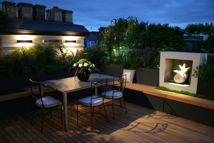idéer-för-terrass-design-romantisk-kväll-belysning-moderna