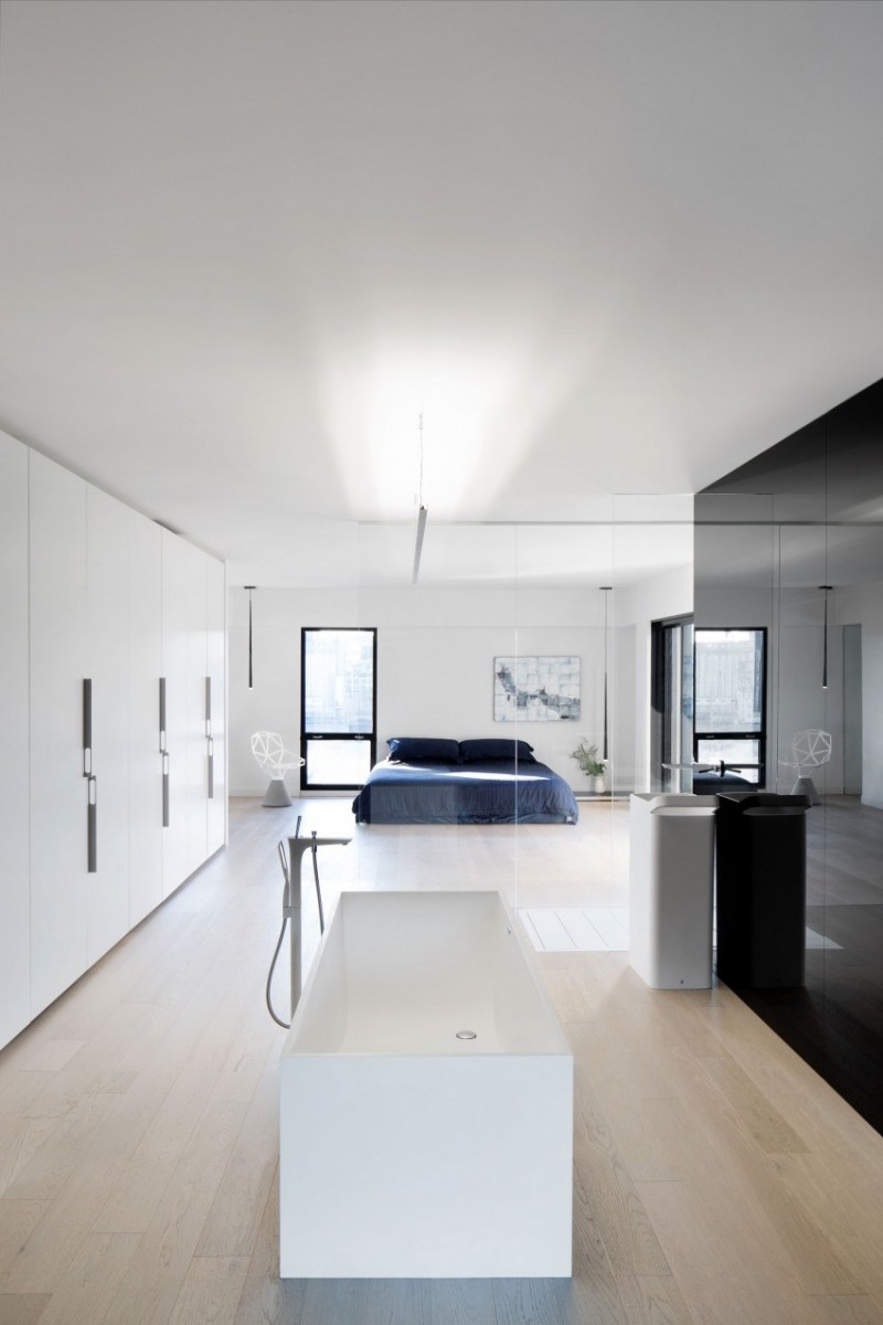 rumsdesign-idéer-betong-tak-modern-minimalistisk-sovrum-badkar