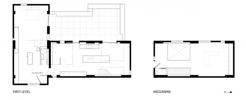 Idéer för inredning -betong tak-plan-planlösning-vardagsrum-terrass