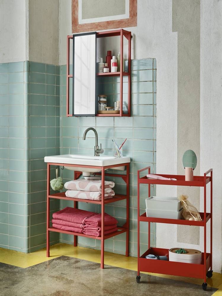 Ikea katalog 2021 belyser Enhet modulära förvaringssystem för badrum och kök