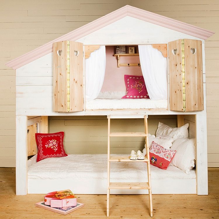 ikea kura säng ombyggnad loft säng säng hus slutare