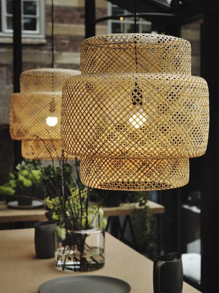 ikea-rotting-möbler-lampa-lampa-lampskärm-fläta-modell-SINNERLIG
