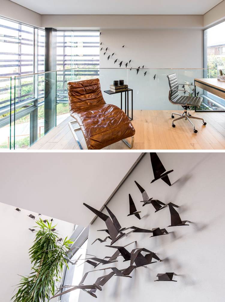 atmosfär-levande-exklusiv-konst-installation-vägg-fåglar