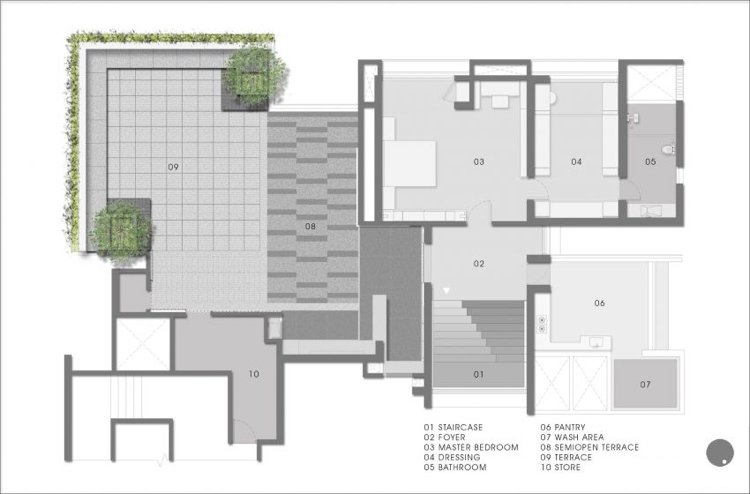Takvåning-tak-terrass-plan-golv-plan-visualisering-design-modern