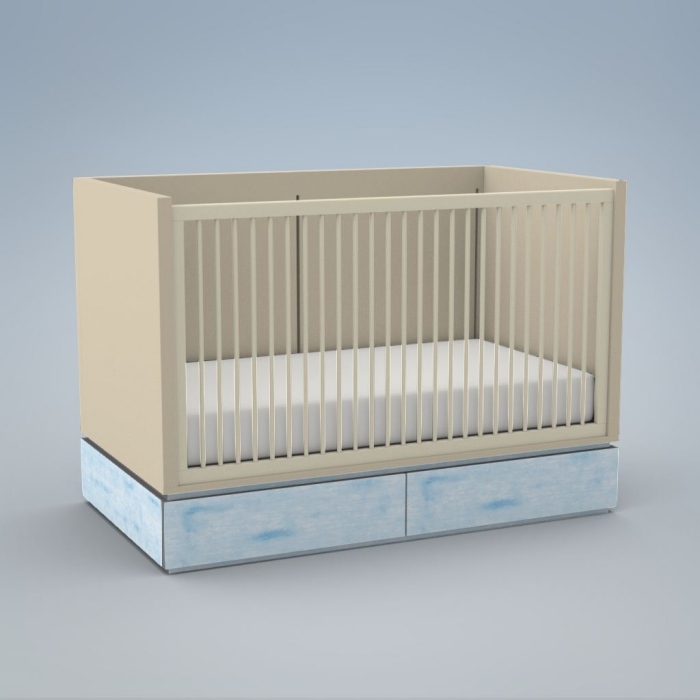 Individuell-baby-säng-trä-lådor-handtag-barnsäng-dylan