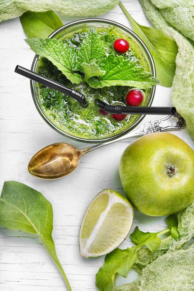 Inka gurka förbereda recept för smoothie och detox
