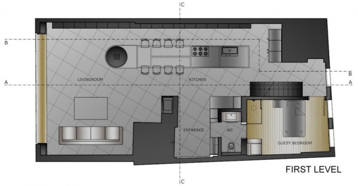 karaköy-takvåning-lägenhet-inredning-design-första-nivå