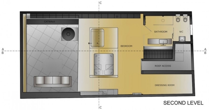 Karakoy-duplex-lägenhet-planlösning-övre nivå