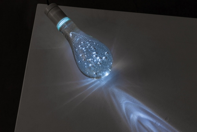 Vattenballongglas ledde glödlampor torafu-arkitekter glaskonst