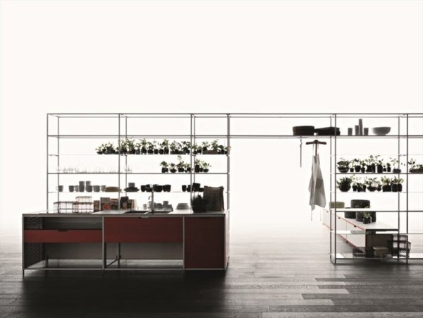 Inbyggt kök Meccanica Demode Design-innovativt system