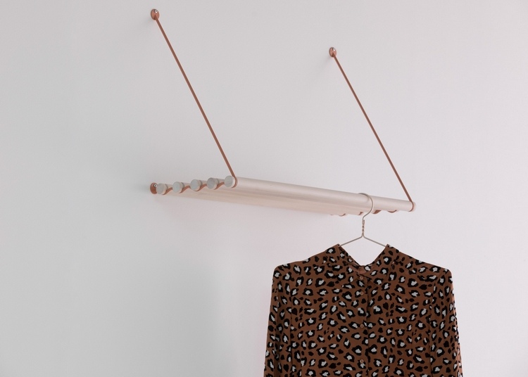 innovativa produkter bättre liv 11 praktiska hushållsartiklar wiggle vägg garderob trästänger kläder lägger på