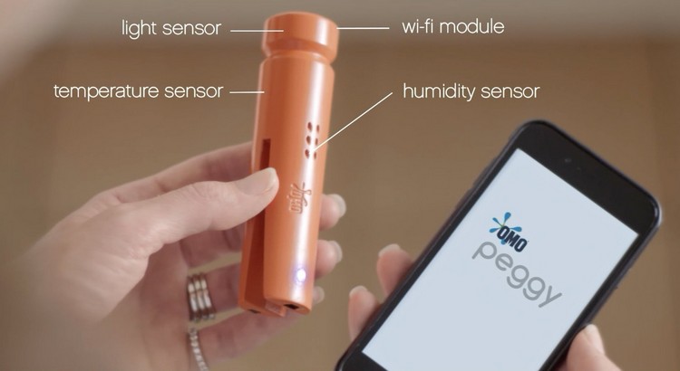 innovativa-klädnypor-peggy-app-anslutning-sensorer-wifi