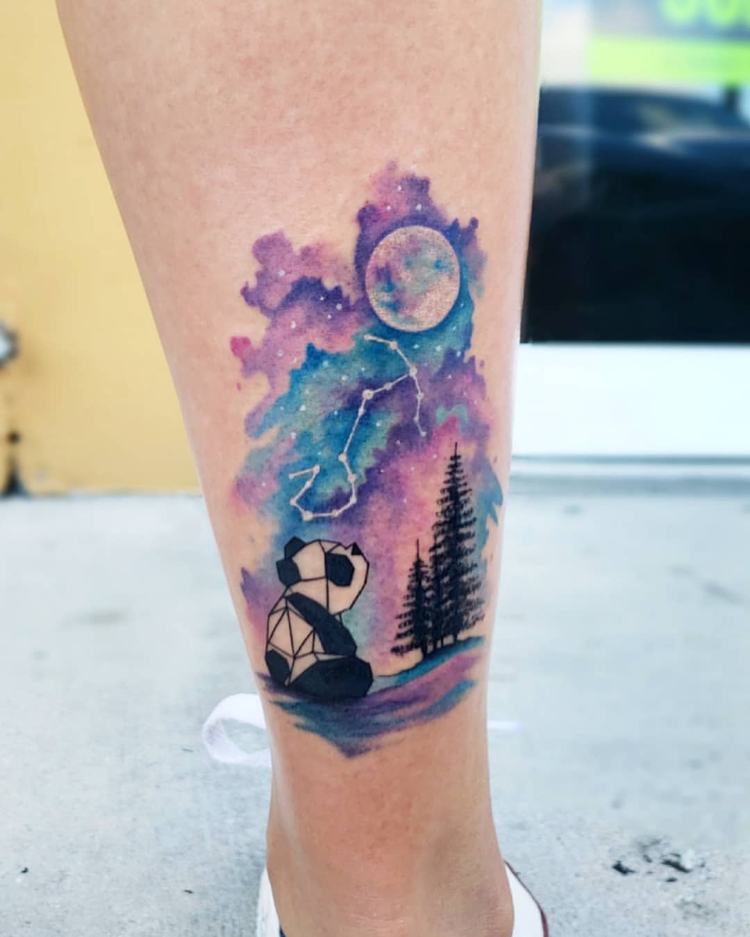 Zodiac Tattoo Scorpion Watercolors Leg Tattoo Women Panda Tattoo Trends