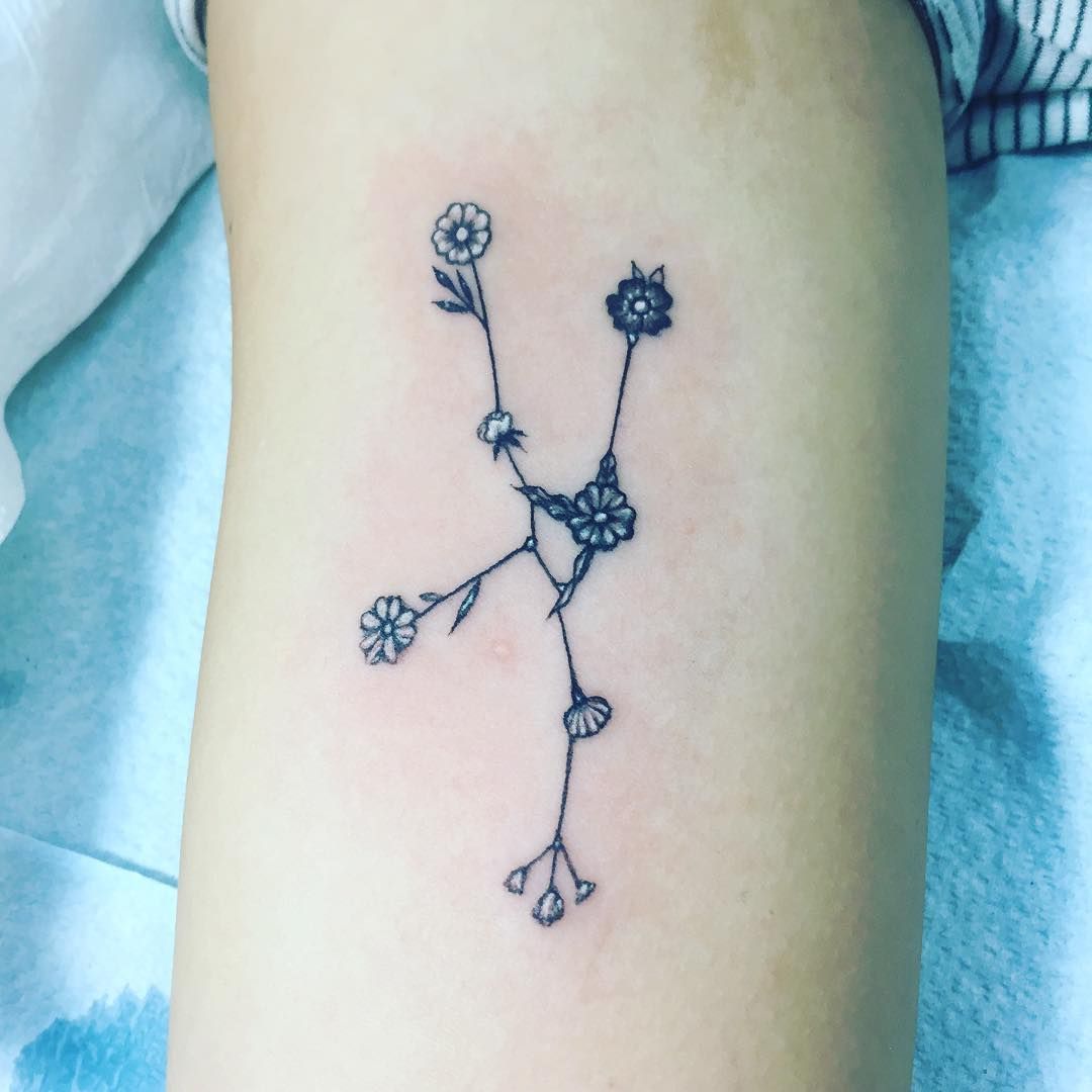 Stjärntecken tatuering Jungfrun idéer arm tatuering små tatueringar trender 2019