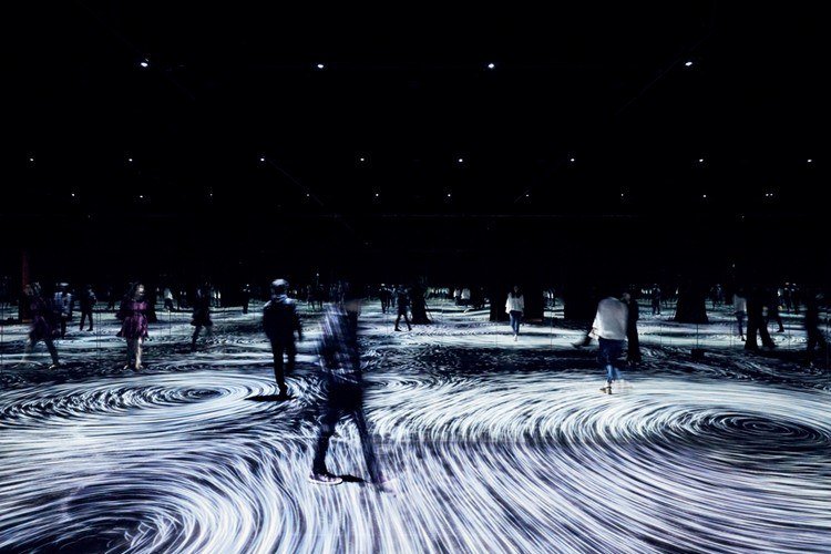 national gallery of victoria light installation teamlab vortex