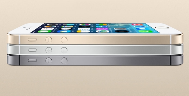 Apple-iphone 5s i Tyskland-färger silver-guld rymdgrå