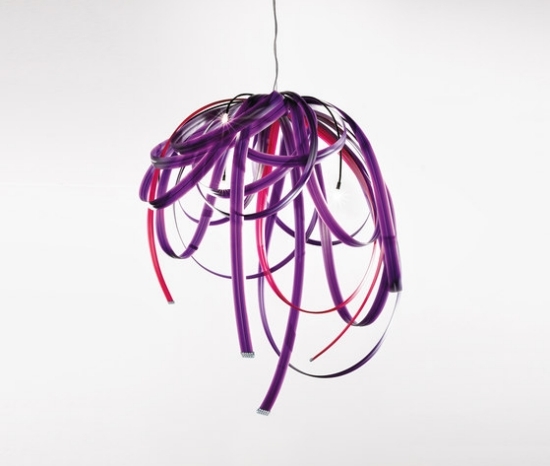 lila rosa fan tempo lampor design från italamp