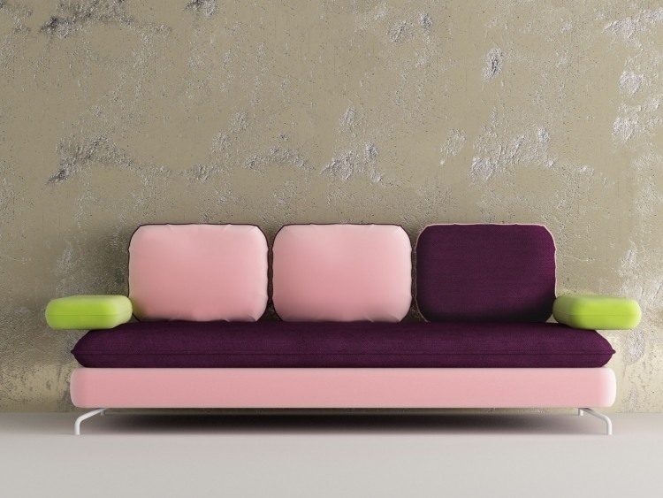 italiensk-designer-möbler-modern-soffa-soffa-aubergine-rosa-färg-klädsel-sogno