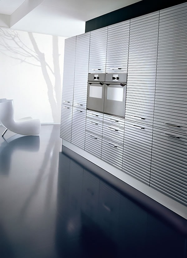 kök ö trendig minimalistisk köksskåp utrustning aluminium guide