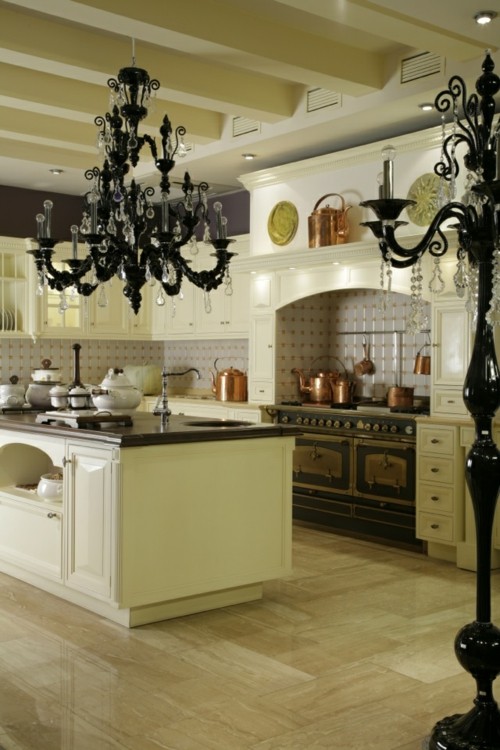 svartvitt kök rysk design