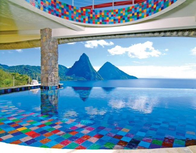 jade mountain luxury resort caribbean suites privat infinity pool