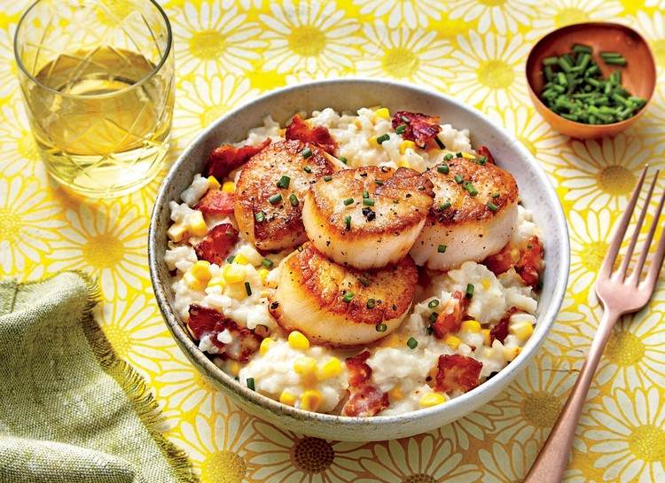 Risotto receptidéer snabba kammusslor recept
