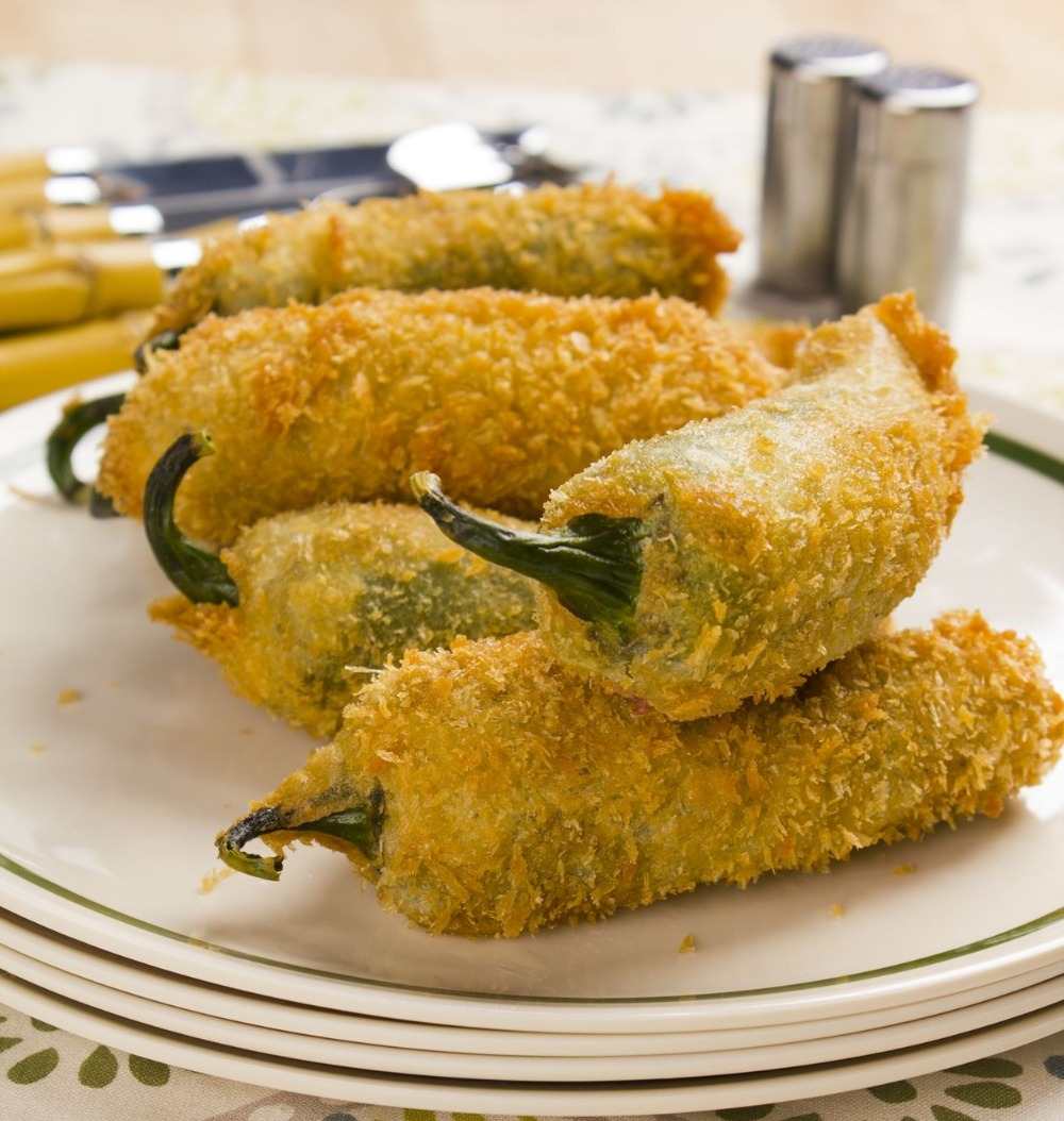 friterad fylld chilipeppar med recept på gräddeost