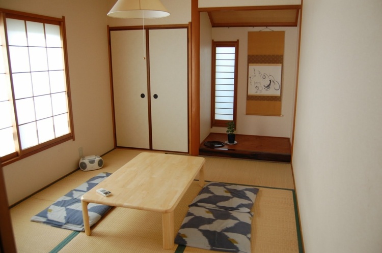 japansk-deco-tatami-traditionell-modern-stil-inbyggd skåpväggnisch