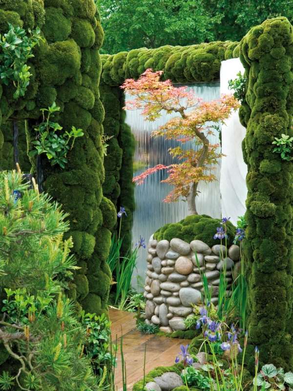 japansk trädgård modern trädgårdskonst