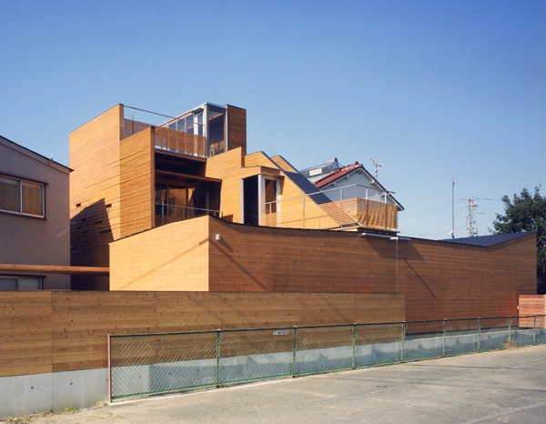 japanskt hus - minimalistisk arkitektur - fasad