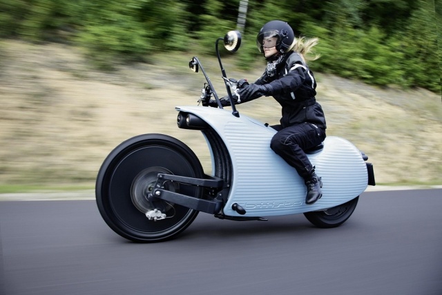 Johammer elmotorcykel J1 kvinna lämplig liten praktisk