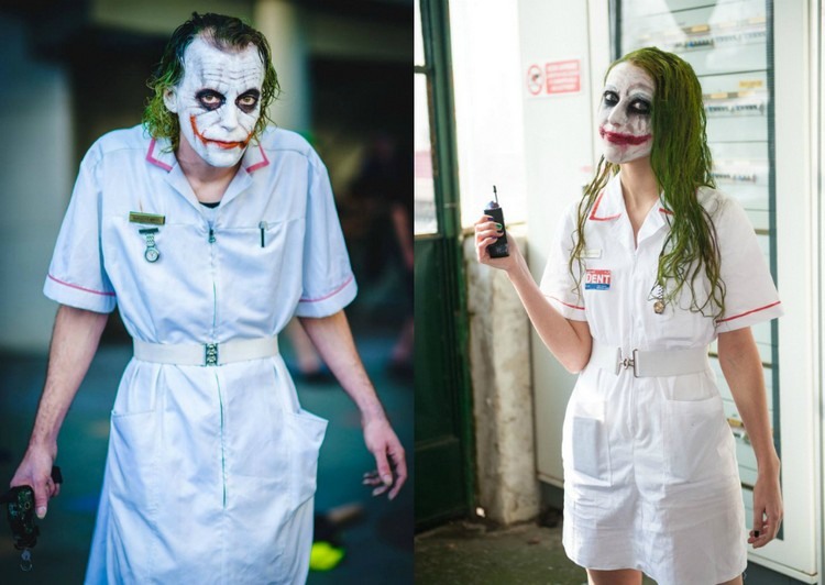 joker-sjuksköterska-kostym-män-kvinnor-idéer-halloween
