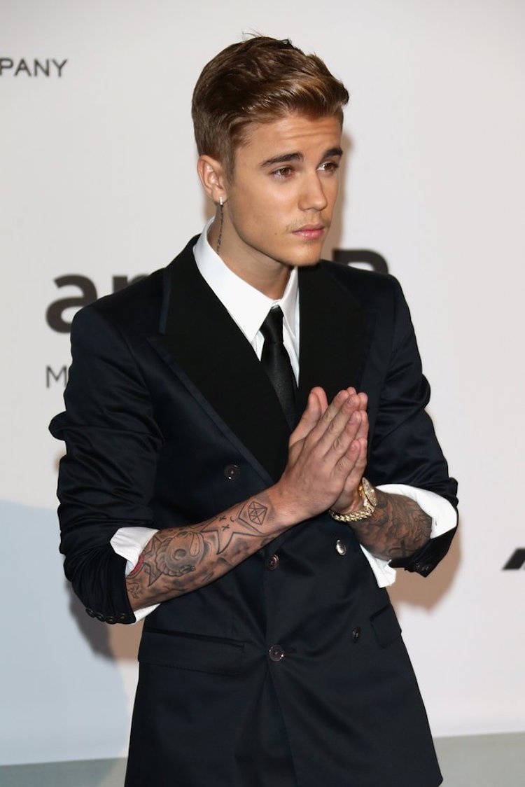 Justin Bieber frisyr maj 2014 gala amfAR