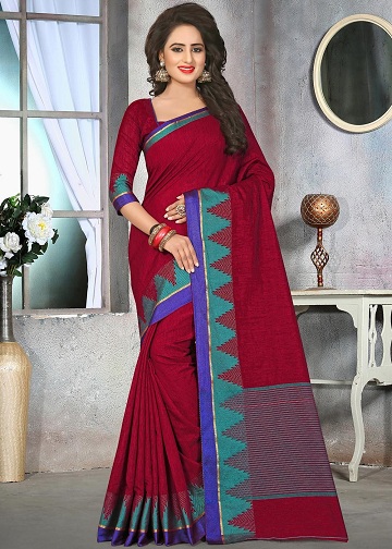 Pehmeä juutti Sarees