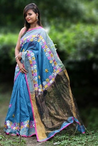 Hieno juutti Sarees