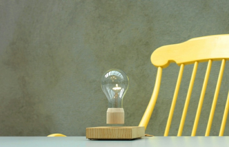 glödlampa magnet induktion led belysning stol gul