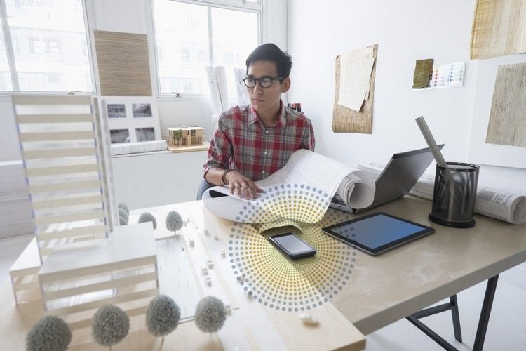 trådlös laddning-corian-bordsskiva-skrivbord-kontor-område