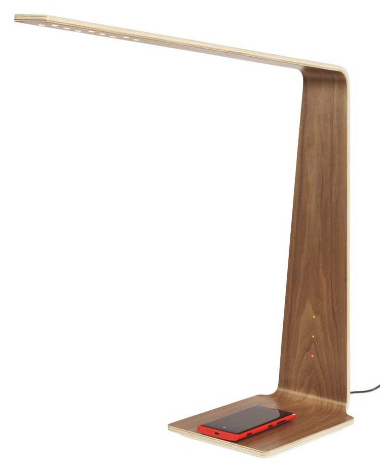 trådlös laddning-möbler-bordslampa-Tunto-LED8-PowerKiss-valnöt