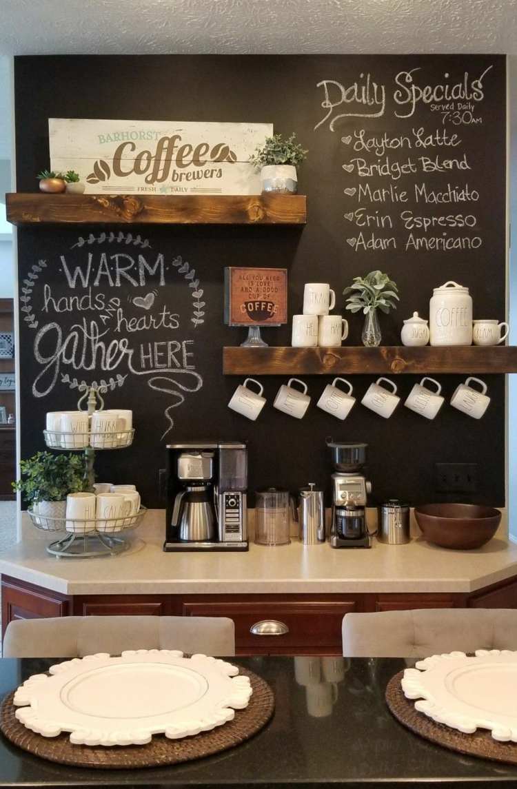 Designa en liten kaffebar för köket Inred en liten lägenhet Tips