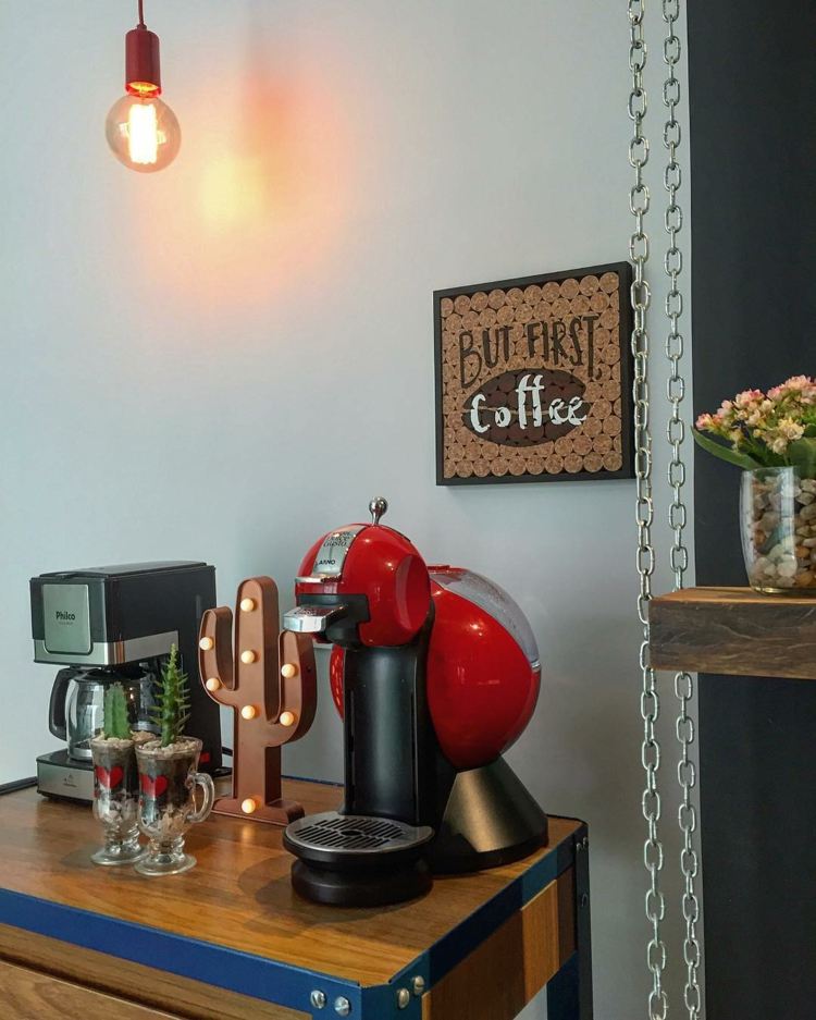 Inrätta en te- och kaffestation Dekorera ett litet kök Tips