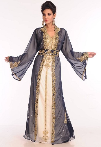 Marokkolainen Kaftan Georgette -mekko