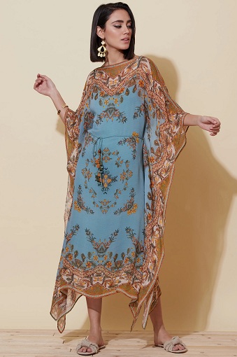 Suunnittelija Kaftan Kimono -hihainen mekko