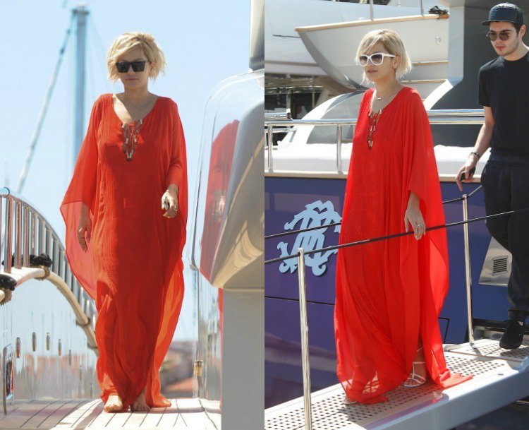 kaftan-mode-outfits-röd-båt-fest-rita-ora