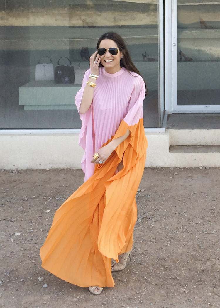 kaftan-mode-outfits-veckade-rosa-orange-elegant