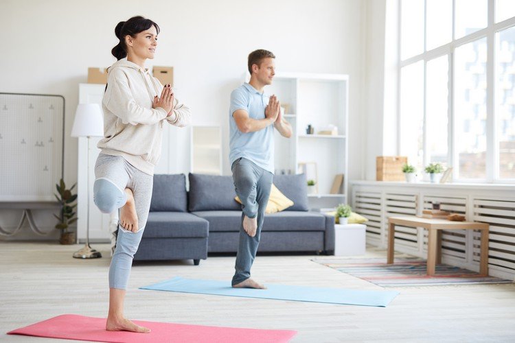Kaloriförbrukning Yoga Hatha Home Workout hemma