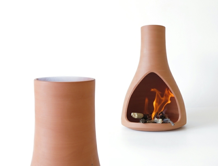 design keramisk eld värme utomhus altan ugn grill