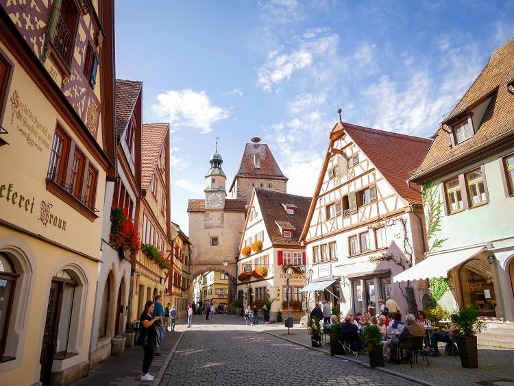 vackraste städer i Tyskland Karlsruhe sevärdheter gamla stan