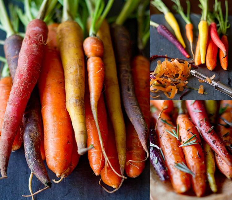 morötter öppna recept skalar olika färger